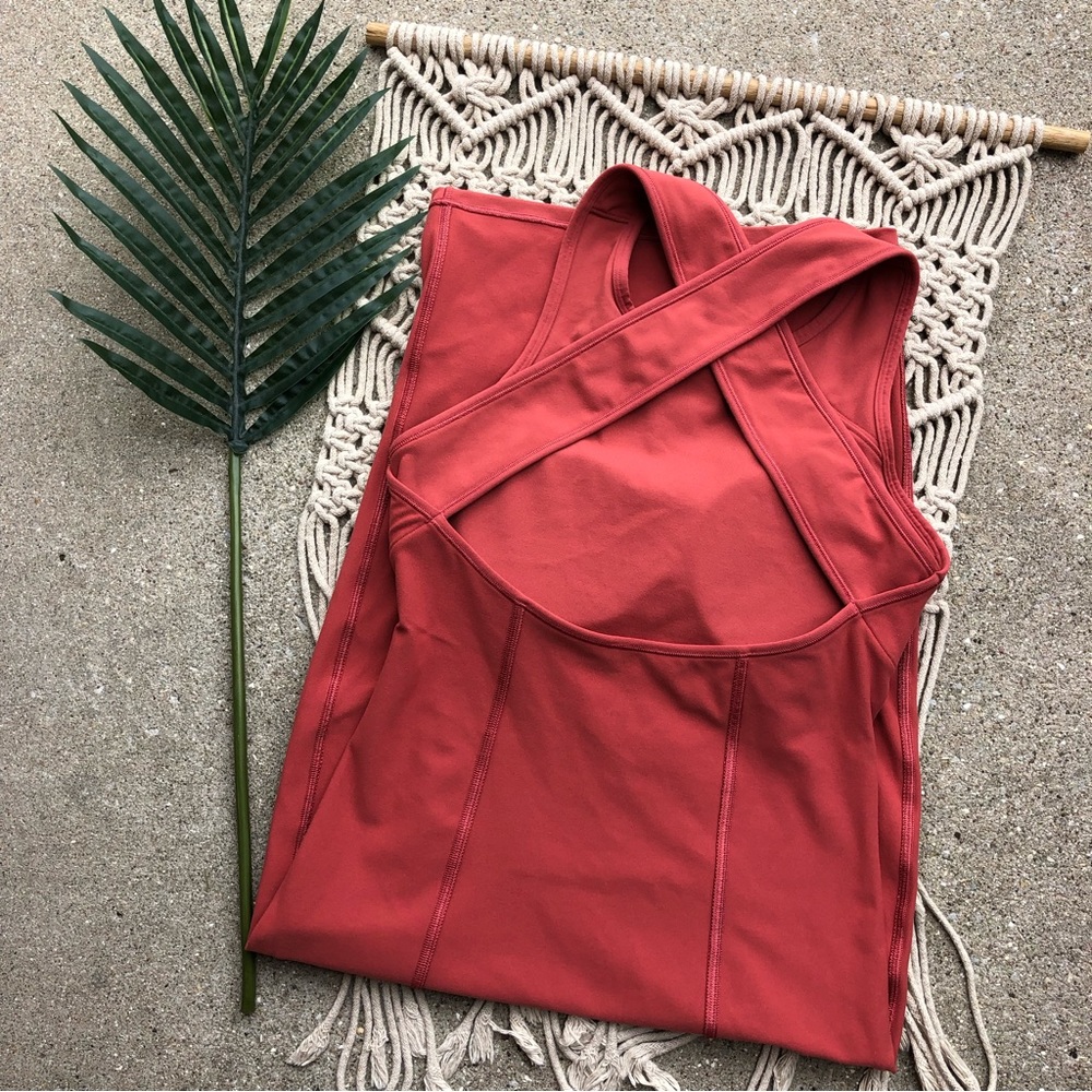 Lululemon Dress Size 6 - Picnic Play Dress Brick Rose - Picture 8 of 10